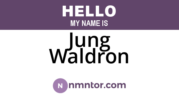 Jung Waldron