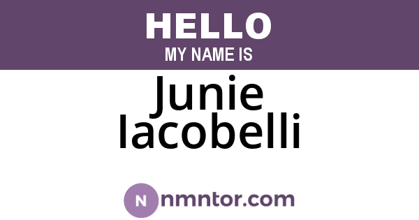 Junie Iacobelli
