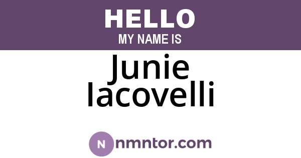 Junie Iacovelli