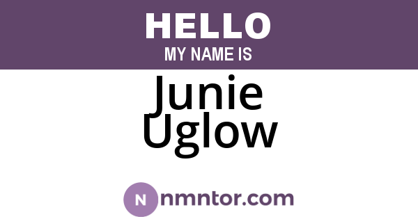 Junie Uglow