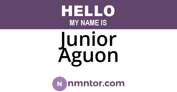Junior Aguon