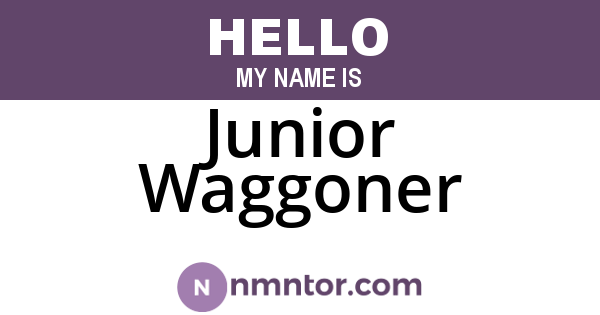 Junior Waggoner