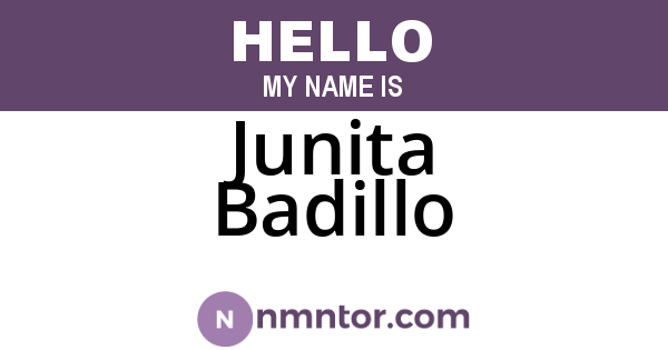 Junita Badillo