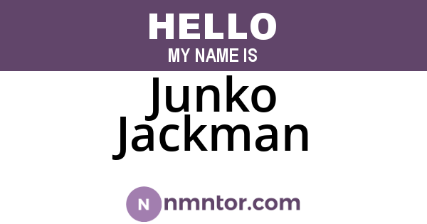 Junko Jackman