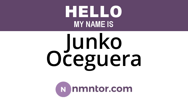 Junko Oceguera