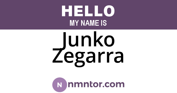 Junko Zegarra