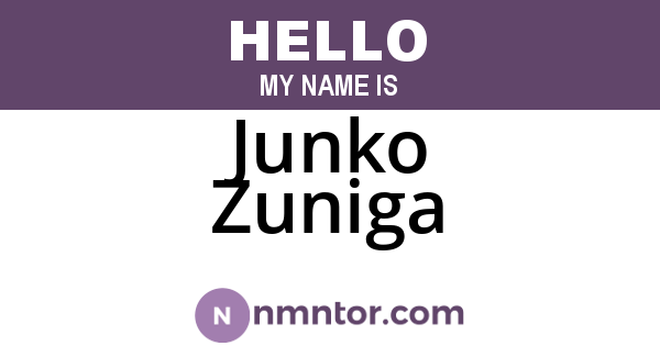 Junko Zuniga
