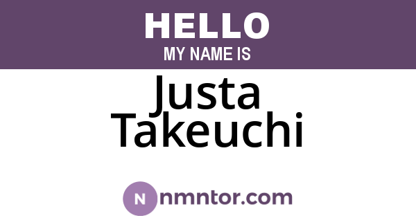Justa Takeuchi
