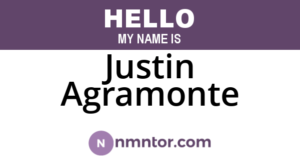Justin Agramonte