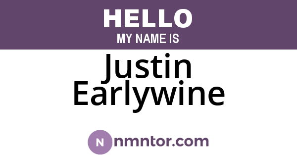 Justin Earlywine