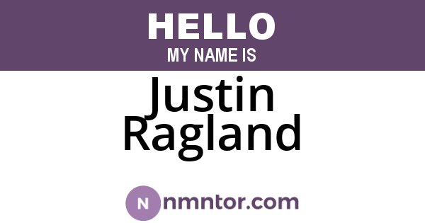 Justin Ragland