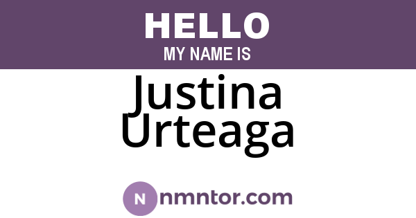 Justina Urteaga