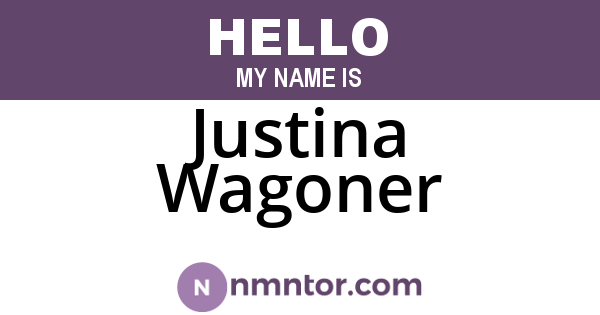 Justina Wagoner