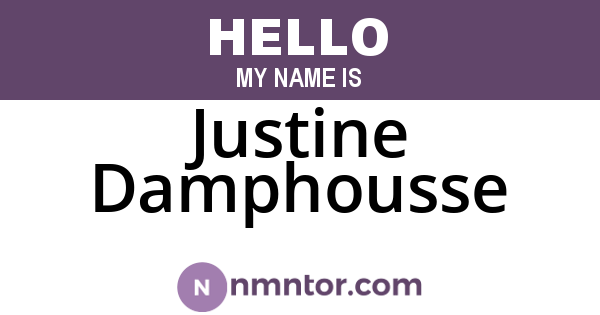 Justine Damphousse