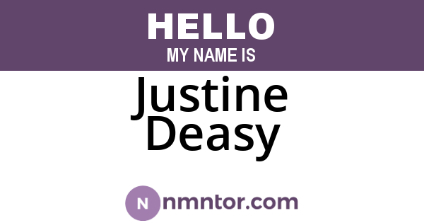 Justine Deasy