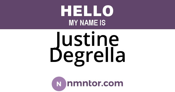 Justine Degrella