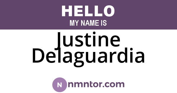Justine Delaguardia