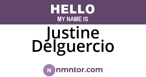 Justine Delguercio