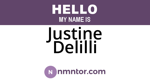 Justine Delilli