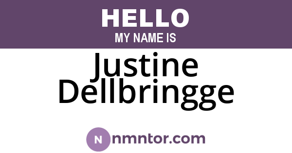 Justine Dellbringge