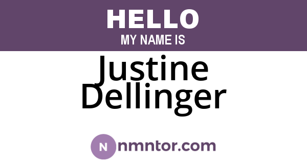 Justine Dellinger