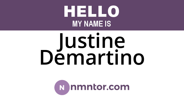 Justine Demartino