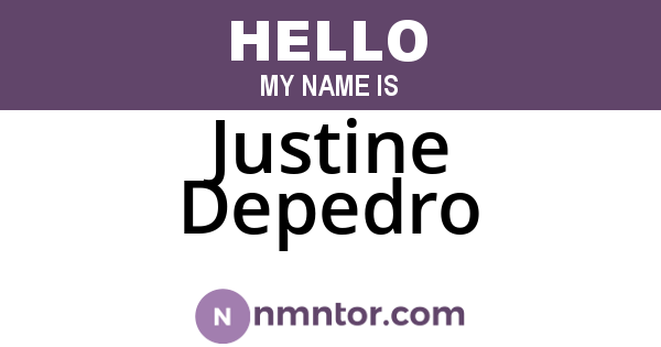 Justine Depedro