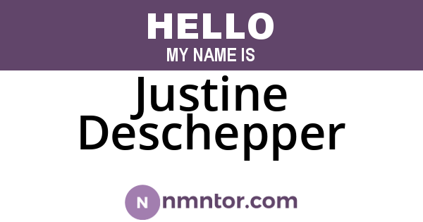 Justine Deschepper