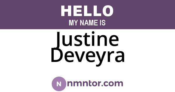Justine Deveyra