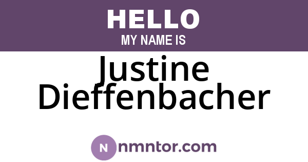 Justine Dieffenbacher