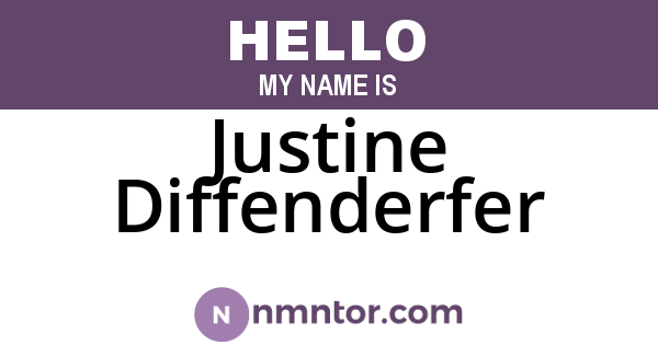 Justine Diffenderfer