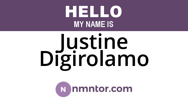 Justine Digirolamo