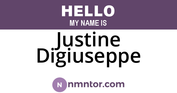 Justine Digiuseppe