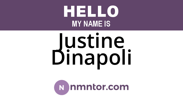 Justine Dinapoli