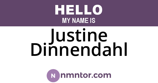 Justine Dinnendahl
