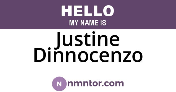 Justine Dinnocenzo