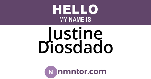 Justine Diosdado