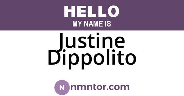 Justine Dippolito