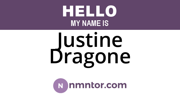 Justine Dragone