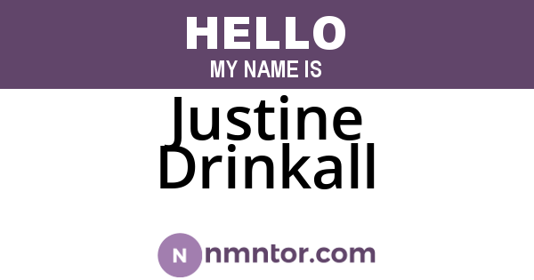 Justine Drinkall