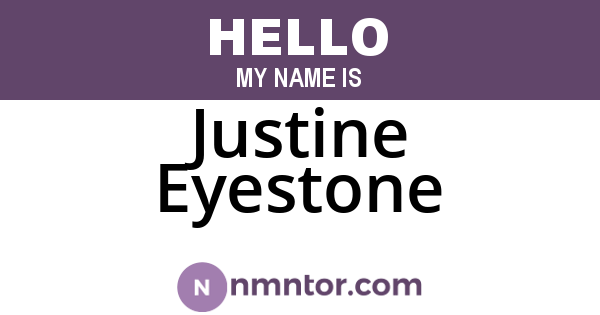 Justine Eyestone