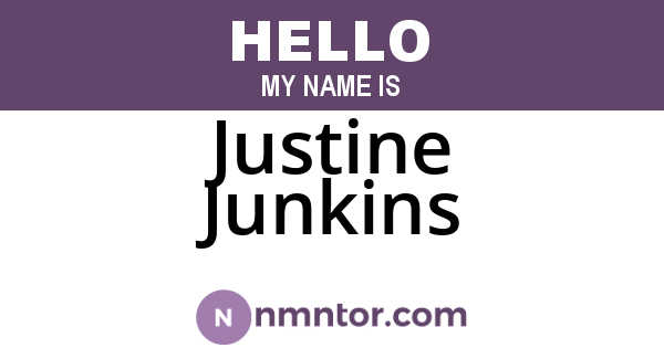 Justine Junkins