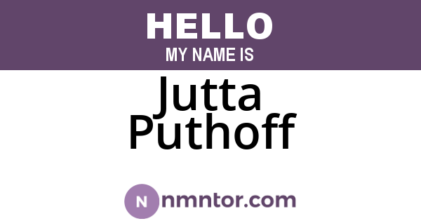 Jutta Puthoff