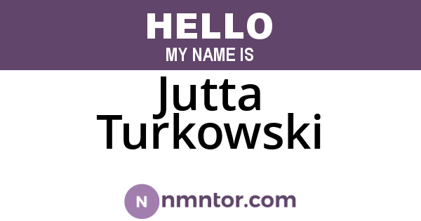 Jutta Turkowski
