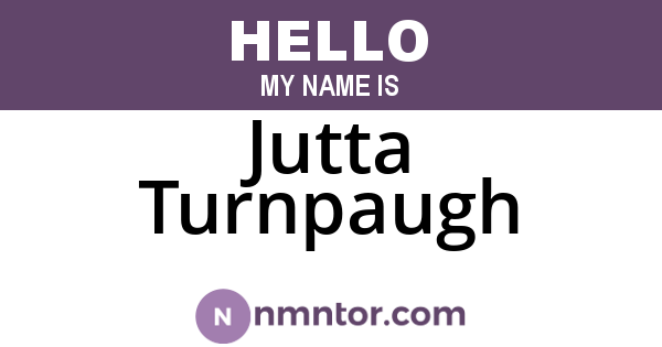 Jutta Turnpaugh