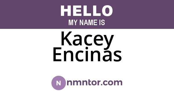 Kacey Encinas