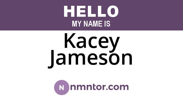 Kacey Jameson