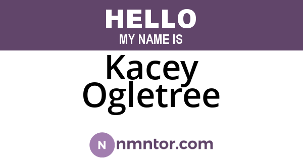 Kacey Ogletree