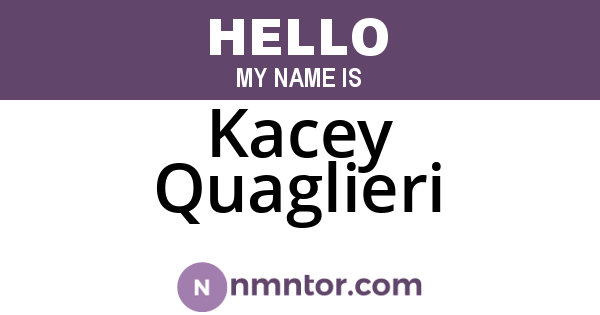 Kacey Quaglieri