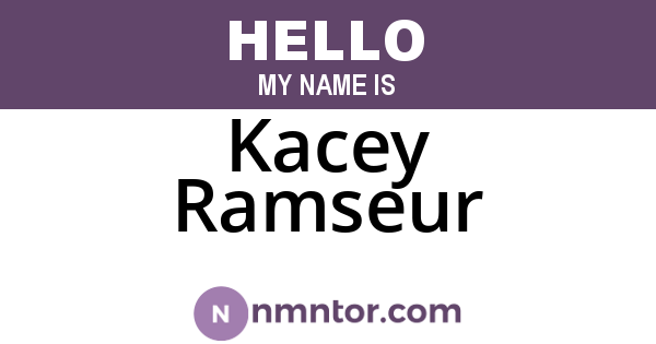Kacey Ramseur